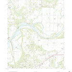 United States Geological Survey Fort Coffee, OK (2022, 24000-Scale) digital map