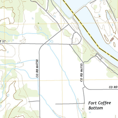 United States Geological Survey Fort Coffee, OK (2022, 24000-Scale) digital map