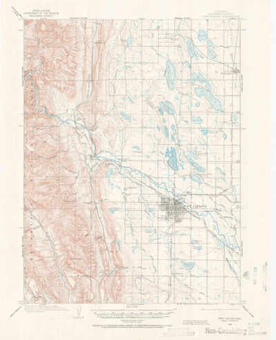 United States Geological Survey Fort Collins, CO (1906, 62500-Scale) digital map