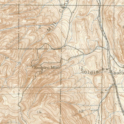 United States Geological Survey Fort Collins, CO (1908, 62500-Scale) digital map