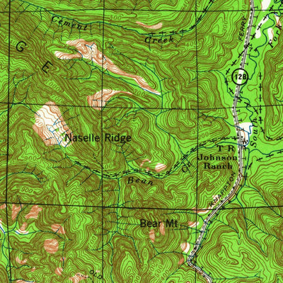 United States Geological Survey Fort Columbia, WA-OR (1938, 62500-Scale) digital map