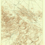 United States Geological Survey Fort Davis, TX (1897, 125000-Scale) digital map