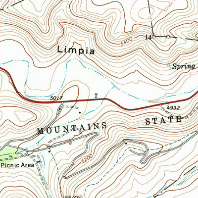 United States Geological Survey Fort Davis, TX (1972, 24000-Scale) digital map