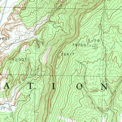 United States Geological Survey Fort Defiance, AZ-NM (1982, 24000-Scale) digital map