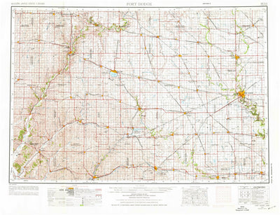 United States Geological Survey Fort Dodge, IA (1954, 250000-Scale) digital map