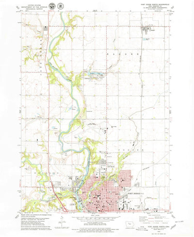 United States Geological Survey Fort Dodge North, IA (1979, 24000-Scale) digital map