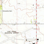 United States Geological Survey Fort Dodge North, IA (1979, 24000-Scale) digital map