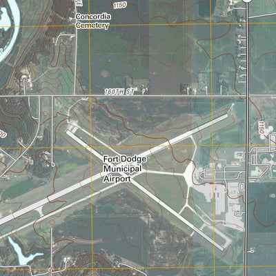 United States Geological Survey Fort Dodge North, IA (2010, 24000-Scale) digital map