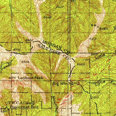 United States Geological Survey Fort Douglas, UT (1925, 125000-Scale) digital map