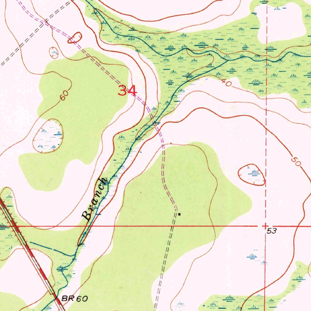 Fort Drum, FL (1953, 24000Scale) Map by United States Geological