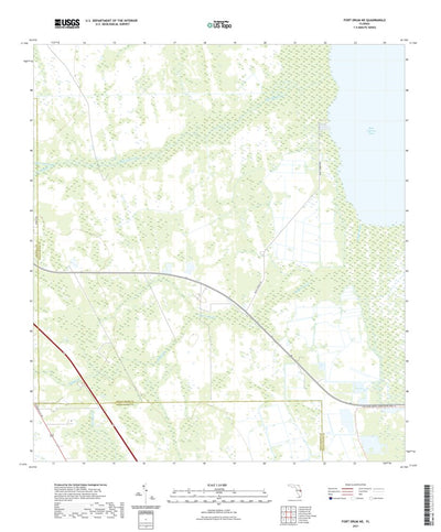 United States Geological Survey Fort Drum NE, FL (2021, 24000-Scale) digital map