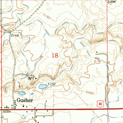 United States Geological Survey Fort Duchesne, UT (1964, 24000-Scale) digital map
