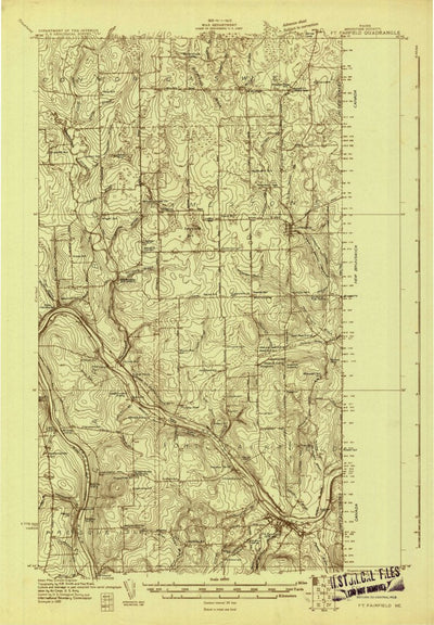United States Geological Survey Fort Fairfield, ME (1930, 48000-Scale) digital map
