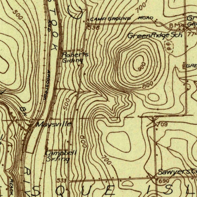 United States Geological Survey Fort Fairfield, ME (1930, 48000-Scale) digital map