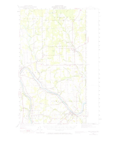 United States Geological Survey Fort Fairfield, ME (1951, 62500-Scale) digital map