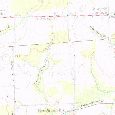 United States Geological Survey Fort Fairfield, ME (1951, 62500-Scale) digital map