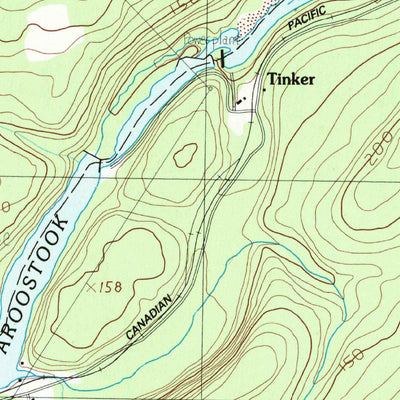 United States Geological Survey Fort Fairfield, ME (1984, 24000-Scale) digital map