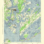 United States Geological Survey Fort Fremont, SC (1944, 62500-Scale) digital map