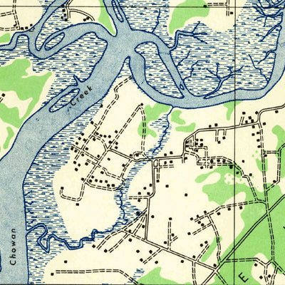 United States Geological Survey Fort Fremont, SC (1944, 62500-Scale) digital map