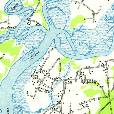 United States Geological Survey Fort Fremont, SC (1959, 62500-Scale) digital map