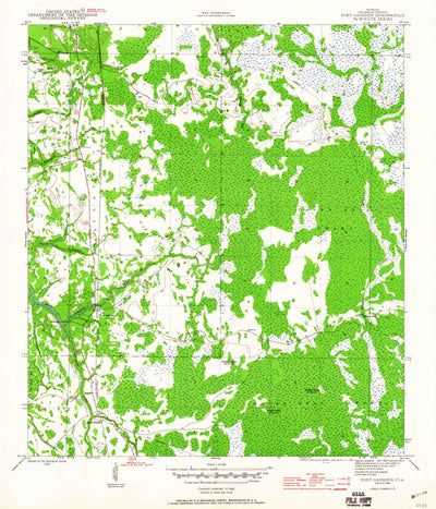 United States Geological Survey Fort Gadsden, FL (1945, 24000-Scale) digital map