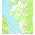 United States Geological Survey Fort Gaines NE, GA-AL (1969, 24000-Scale) digital map