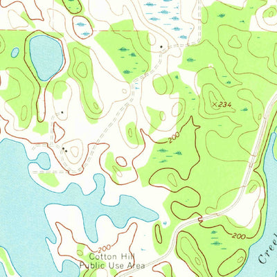 United States Geological Survey Fort Gaines NE, GA-AL (1969, 24000-Scale) digital map