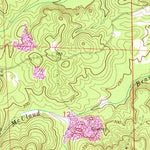United States Geological Survey Fort Gaines NW, AL-GA (1969, 24000-Scale) digital map