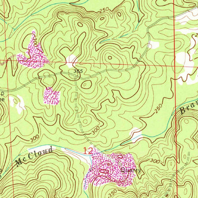 United States Geological Survey Fort Gaines NW, AL-GA (1969, 24000-Scale) digital map