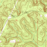 United States Geological Survey Fort Gaines NW, AL-GA (1969, 24000-Scale) digital map