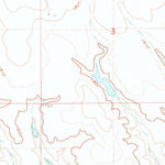 United States Geological Survey Fort George Butte, SD (1967, 24000-Scale) digital map