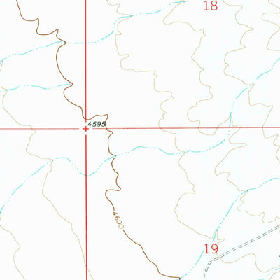 United States Geological Survey Fort Grant, AZ (1972, 24000-Scale) digital map
