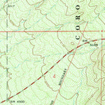 United States Geological Survey Fort Grant, AZ (1972, 24000-Scale) digital map