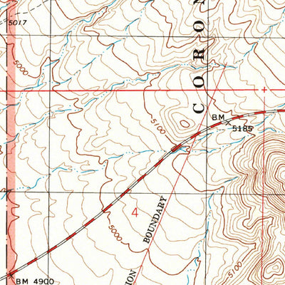 United States Geological Survey Fort Grant, AZ (1996, 24000-Scale) digital map
