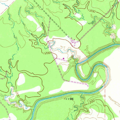 United States Geological Survey Fort Griffin, TX (1965, 24000-Scale) digital map