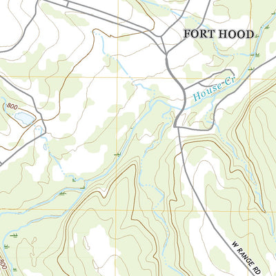 United States Geological Survey Fort Hood, TX (2022, 24000-Scale) digital map