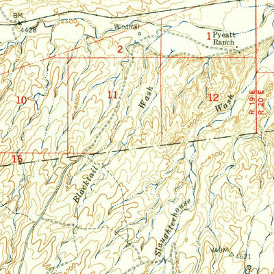 United States Geological Survey Fort Huachuca, AZ (1948, 62500-Scale) digital map
