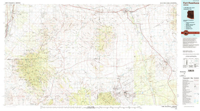 United States Geological Survey Fort Huachuca, AZ (1994, 100000-Scale) digital map