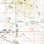 United States Geological Survey Fort Huachuca, AZ (1994, 100000-Scale) digital map