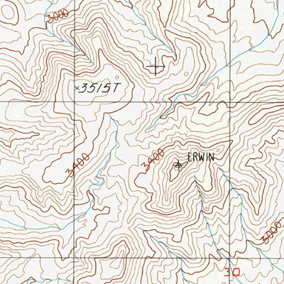 United States Geological Survey Fort Irwin, CA (1986, 24000-Scale) digital map