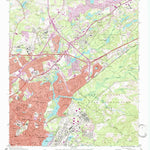 United States Geological Survey Fort Jackson North, SC (1972, 24000-Scale) digital map