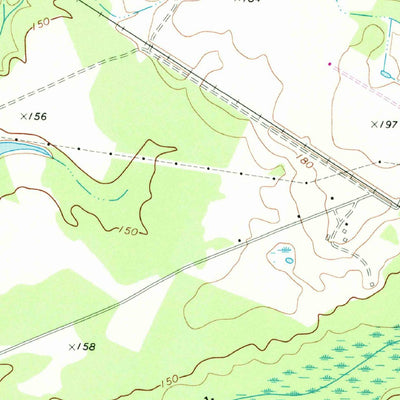 United States Geological Survey Fort Jackson South, SC (1972, 24000-Scale) digital map