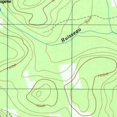 United States Geological Survey Fort Kent North, ME (1985, 24000-Scale) digital map