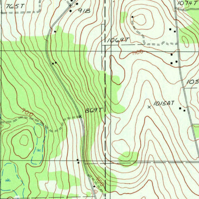 United States Geological Survey Fort Kent South, ME (1985, 24000-Scale) digital map