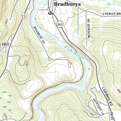 United States Geological Survey Fort Kent South, ME (2021, 24000-Scale) digital map
