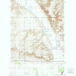 United States Geological Survey Fort Kipp, MT (1948, 24000-Scale) digital map