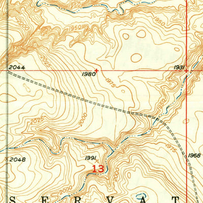 United States Geological Survey Fort Kipp, MT (1949, 24000-Scale) digital map