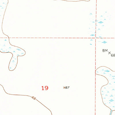 United States Geological Survey Fort Kissimmee NE, FL (1953, 24000-Scale) digital map