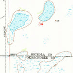 United States Geological Survey Fort Kissimmee NE, FL (1953, 24000-Scale) digital map