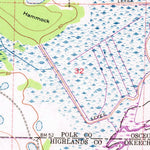 United States Geological Survey Fort Kissimmee NW, FL (1952, 24000-Scale) digital map
